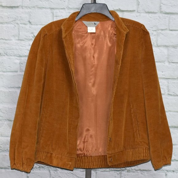 Vintage Walk On Embroidered Logo Corduroy Jacket - Picture 6 of 6